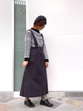 Yamashitaさん（レディース・160cm）の冬コーディネート