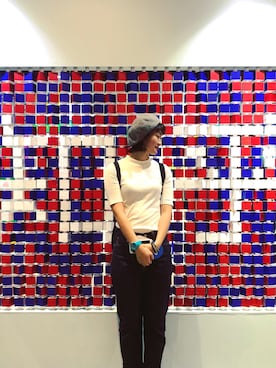 「Switch（スウィッチ）のアイテム」を使った、Estherさん（レディース・164cm）の秋コーディネート