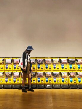 「アイテム（カーゴパンツ、イエロー系）」を使った、Estherさん（レディース・164cm）の春コーディネート