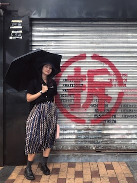 「BEAMS（ビームス）のアイテム（アナログ腕時計）」を使った、Estherさん（レディース・164cm）の秋コーディネート
