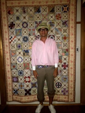 「CONVERSE（コンバース）のCONVERSE コンバース ジャック パーセル / JACK PURCEL（スニーカー）」を使った、勝野　大　dai katsunoさん（メンズ・180cm）の夏コーディネート