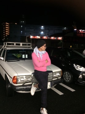 「MSGM（エムエスジーエム）のアイテム（パンツ）」を使った、勝野　大　dai katsunoさん（メンズ・180cm）の秋コーディネート