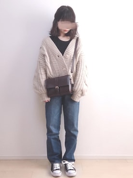 a o i *さん（レディース・151cm）の冬コーディネート