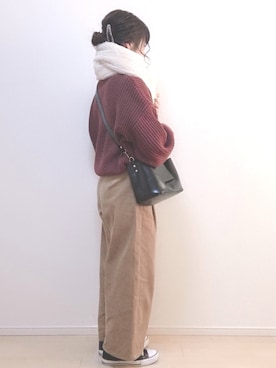a o i *さん（レディース・151cm）の冬コーディネート