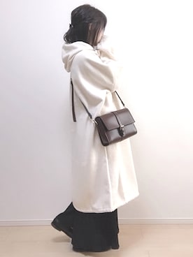 「プリーツパンツ」｜a o i *さん（レディース・151cm）の冬コーディネート