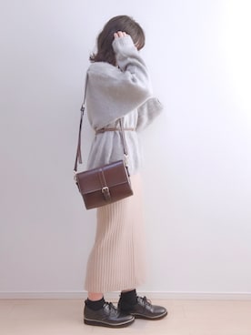 「AIMABLE（エマーブル）のアイテム」を使った、a o i *さん（レディース・151cm）の冬コーディネート