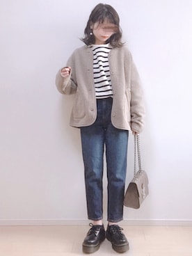 「REALCOCOのアイテム」を使った、a o i *さん（レディース・151cm）の冬コーディネート