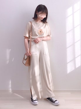 「fd style（エフディ スタイル）のアイテム（バッグ）」を使った、a o i *さん（レディース・151cm）の夏コーディネート
