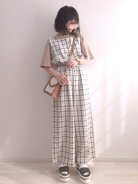 「fd style（エフディ スタイル）のアイテム（バッグ）」を使った、a o i *さん（レディース・150cm）の夏コーディネート