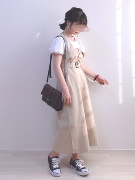 「chocomee（チョコミー）のアイテム（Tシャツ/カットソー）」を使った、a o i *さん（レディース・150cm）の夏コーディネート