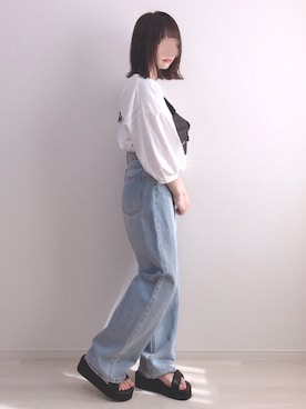 「wonder（ワンダー）のアイテム」を使った、a o i *さん（レディース・151cm）の夏コーディネート