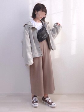 「kutir（クティール）のアイテム（マウンテンパーカー）」を使った、a o i *さん（レディース・151cm）の秋コーディネート