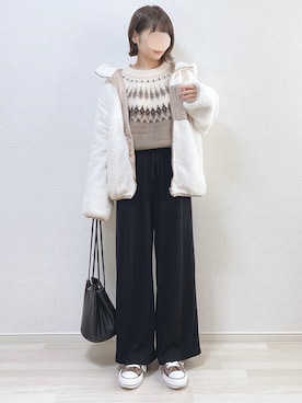 a o i *さん（レディース・151cm）の冬コーディネート