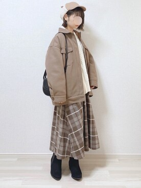 a o i *さん（レディース・151cm）の冬コーディネート