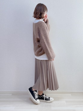 「REALCOCOのアイテム」を使った、a o i *さん（レディース・151cm）の冬コーディネート