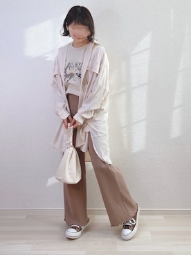 「archives e'pice（アルシーヴエピス）のアイテム」を使った、a o i *さん（レディース・151cm）の春コーディネート