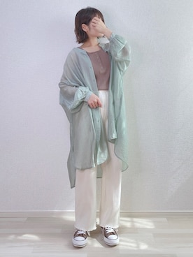 「archives e'pice（アルシーヴエピス）のアイテム」を使った、a o i *さん（レディース・151cm）の春コーディネート