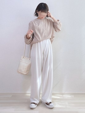 「REALCOCOのアイテム」を使った、a o i *さん（レディース・151cm）の春コーディネート