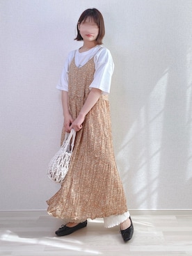 「archives e'pice（アルシーヴエピス）のアイテム」を使った、a o i *さん（レディース・151cm）の春コーディネート