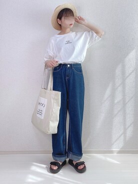 「likoelu.（リコエル）のアイテム」を使った、a o i *さん（レディース・151cm）の夏コーディネート