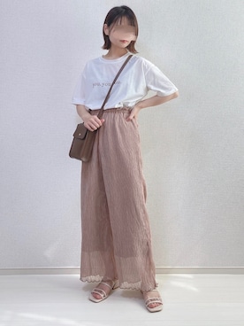 「likoelu.（リコエル）のアイテム」を使った、a o i *さん（レディース・151cm）の夏コーディネート