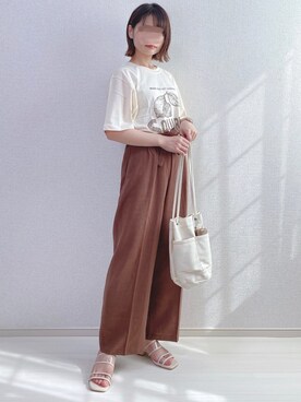 「likoelu.（リコエル）のアイテム」を使った、a o i *さん（レディース・151cm）の夏コーディネート