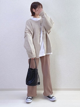 「archives e'pice（アルシーヴエピス）のアイテム」を使った、a o i *さん（レディース・151cm）の秋コーディネート