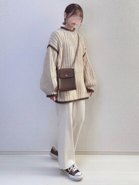 「likoelu.（リコエル）のアイテム」を使った、a o i *さん（レディース・151cm）の秋コーディネート