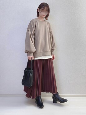 「likoelu.（リコエル）のアイテム」を使った、a o i *さん（レディース・151cm）の秋コーディネート