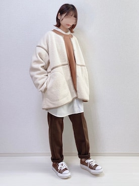 a o i *さん（レディース・151cm）の冬コーディネート