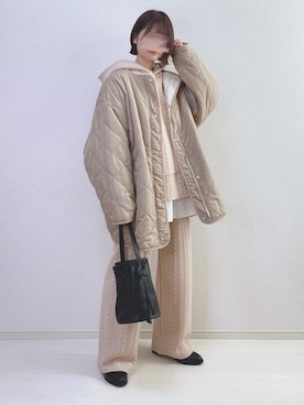 「INCEDE（インシード）のアイテム（パンツ）」を使った、a o i *さん（レディース・151cm）の冬コーディネート