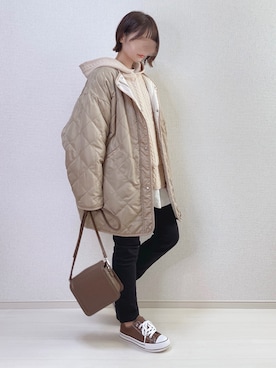 「likoelu.（リコエル）のアイテム」を使った、a o i *さん（レディース・151cm）の冬コーディネート