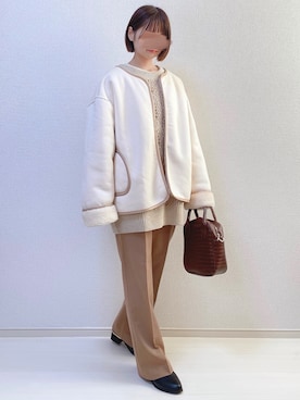 a o i *さん（レディース・151cm）の冬コーディネート