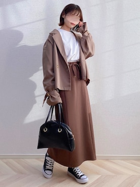 a o i *さん（レディース・151cm）の春コーディネート