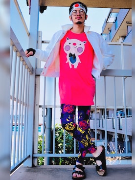 「レギンス」｜オレだよオレ。さん（メンズ・175cm・30代）の春コーディネート