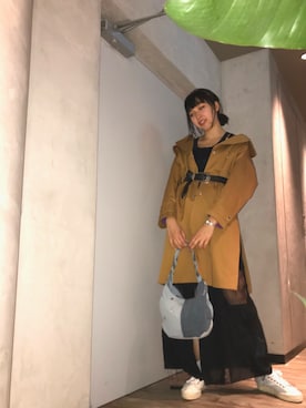 「デニムから始まったライフスタイルブランド」｜「アイテム（ジャケット/アウター）」を使った、うまる🌈さん（レディース・166cm）の春コーディネート