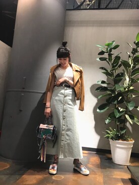 うまる🌈さん（レディース・166cm）の春コーディネート