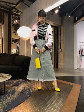 うまる🌈さん（レディース・166cm）の春コーディネート