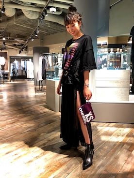 「アイテム（ポーチ）」を使った、うまる🌈さん（レディース・166cm）の夏コーディネート