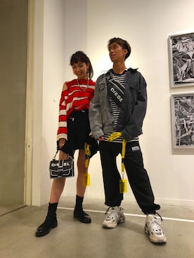 DIESEL(ディーゼル)の「メンズ ジャケット ブラックデニム ...