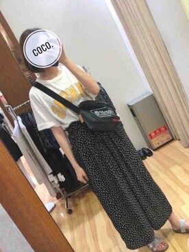 「AMERICAN HOLIC」｜Coco.さん（レディース・169cm）の夏コーディネート