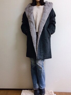uniさん（レディース・158cm）の冬コーディネート