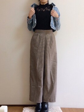 uniさん（レディース・158cm）の冬コーディネート