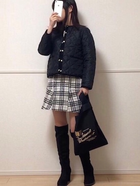 「traditionalweatherwear」｜uniさん（レディース・161cm）の冬コーディネート
