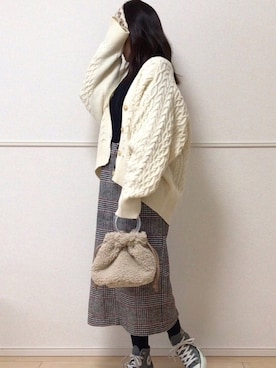 uniさん（レディース・161cm）の冬コーディネート