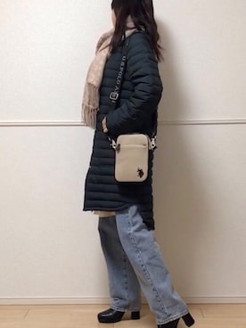 「traditionalweatherwear」｜「アイテム（ジャケット/アウター）」を使った、uniさん（レディース・161cm）の冬コーディネート