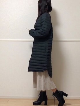「traditionalweatherwear」｜「アイテム（ジャケット/アウター）」を使った、uniさん（レディース・161cm）の冬コーディネート