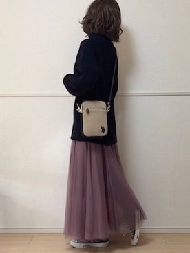 uniさん（レディース・161cm）の冬コーディネート