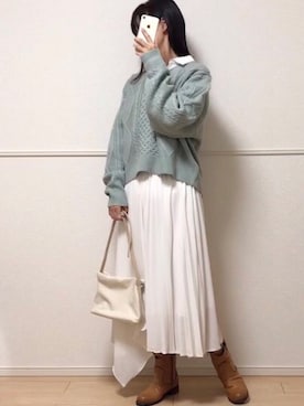 uniさん（レディース・161cm）の冬コーディネート