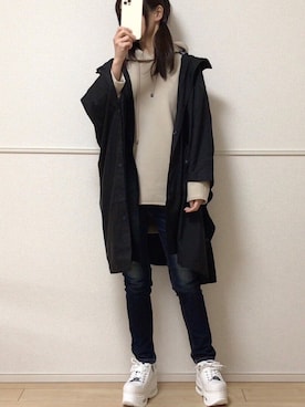 「traditionalweatherwear」｜「アイテム（ジャケット/アウター）」を使った、uniさん（レディース・161cm）の春コーディネート